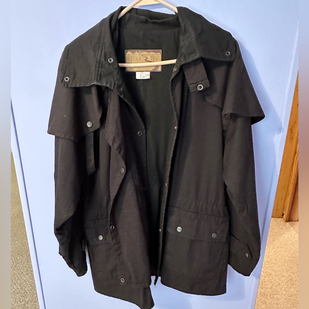 Outback Trail Dark Jacket With Button Accents - image 2